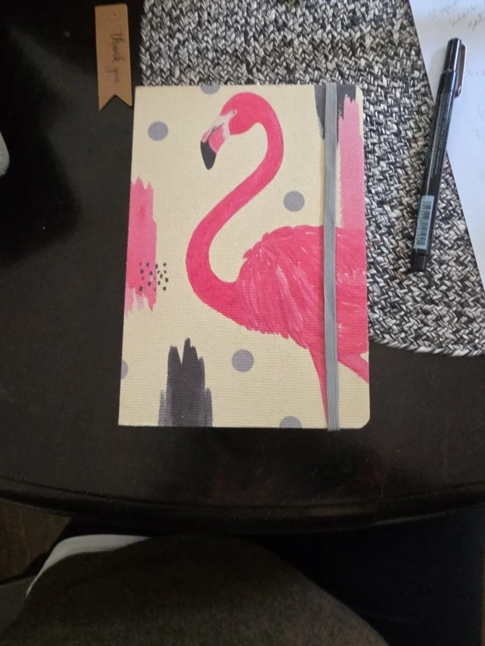 Studio Oh! Decpnstructed Pink Flamingo Hardcover Journal